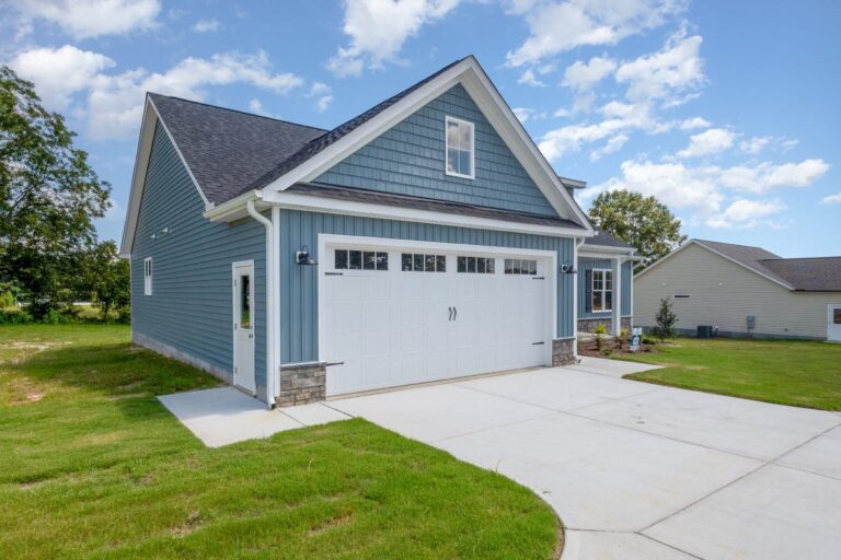 Exterior front view of 40 Bailey Boykin Road in Honaker Farms in Selma NC by Neuse River Homes