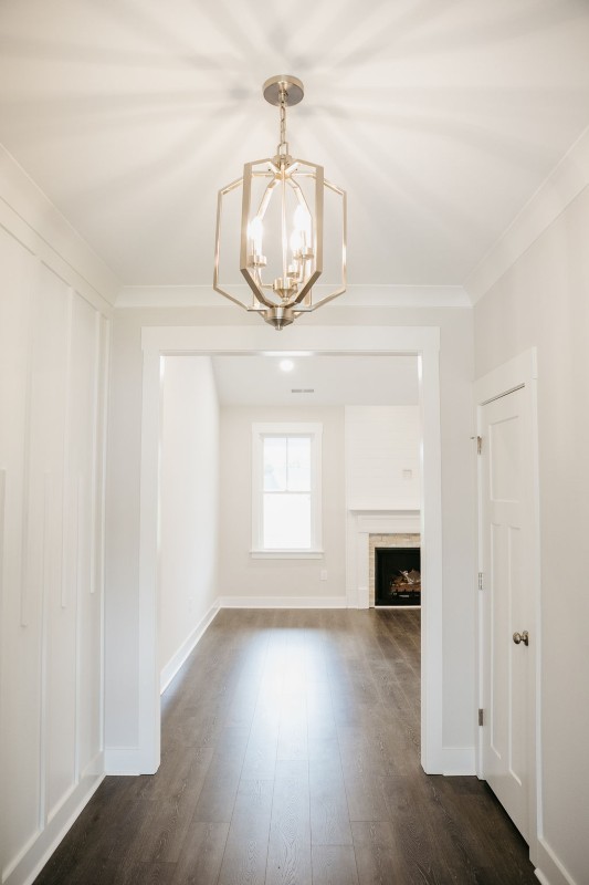 Interior view of the Tyler Plan by Neuse River Homes