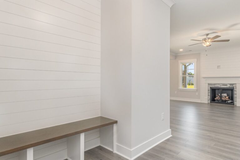 Interior drop zone view of 58 Royal Avenue in the Honaker Farms Neighborhood built by Neuse River Homes