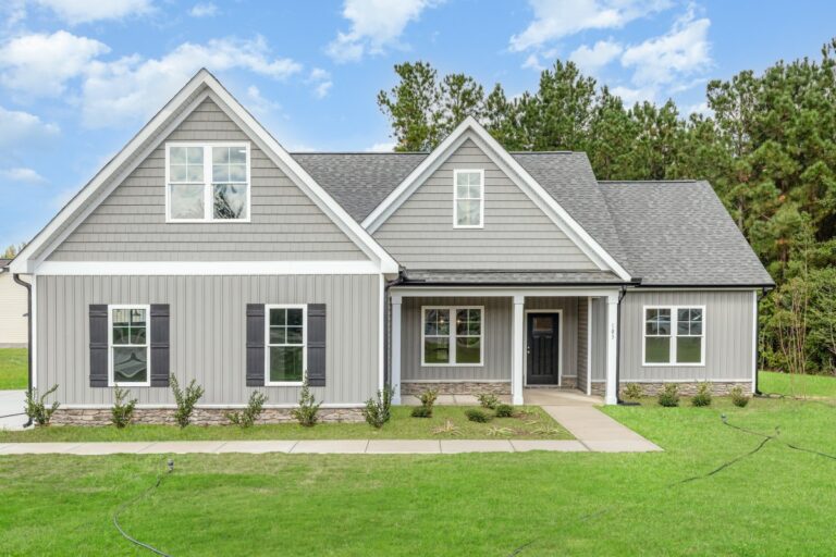 Exterior view of 103 Spumante Court in the Gander Lake Neighborhood built by Neuse River Homes