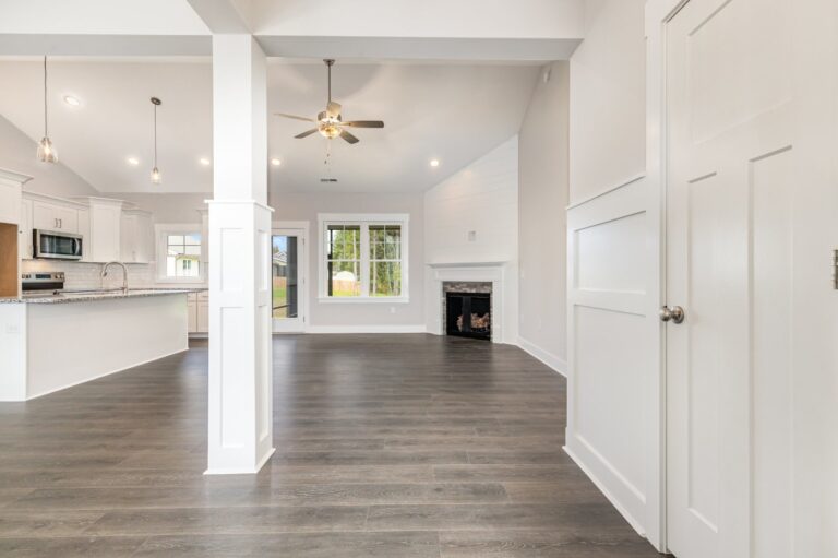 Interior foyer view of 103 Spumante Court in the Gander Lake Neighborhood built by Neuse River Homes