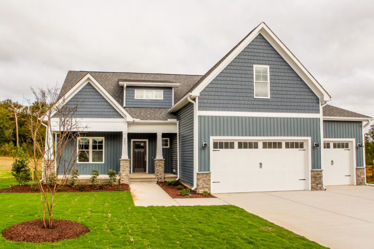 Front View of the Mason II floor plan built by Neuse River Homes