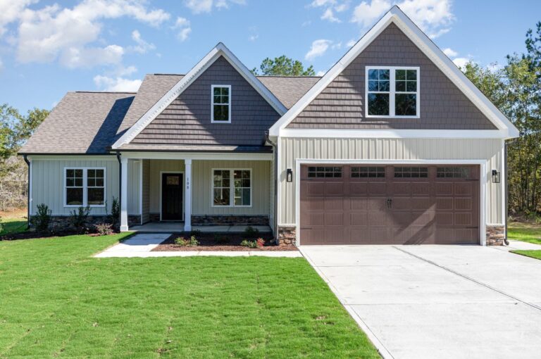 Exterior view of 108 Prosecco Drive in Princeton NC in the Gander Lake Community built by Neuse River Homes