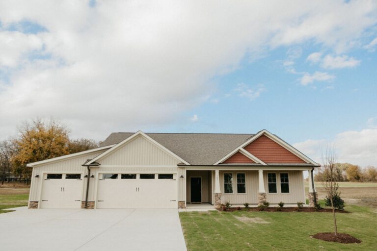 Exterior view of 109 Lucky Lane in Pikeville NC in the Bartlett Farm Community built by Neuse River Homes