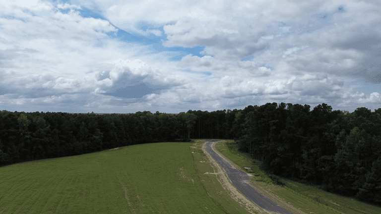 Ariel photo of Cedardale Neighborhood by Neuse River Homes in Clayton, NC