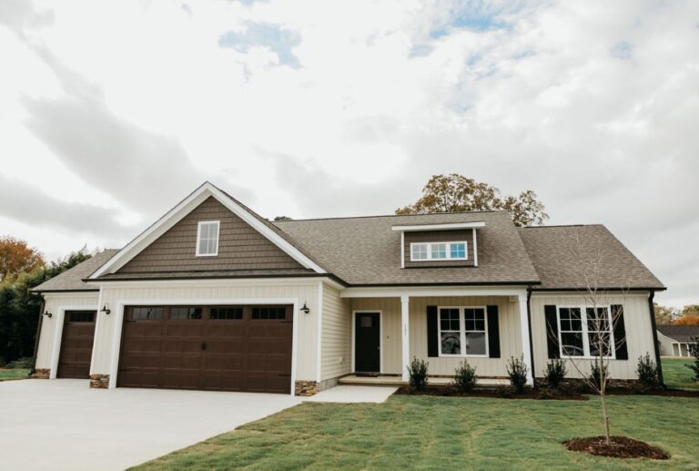 Exterior view of 101 Lucky Lane in Pikeville NC in the Bartlett Farm Community built by Neuse River Homes