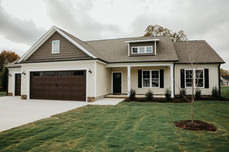 Exterior view of 101 Lucky Lane in Pikeville NC in the Bartlett Farm Community built by Neuse River Homes