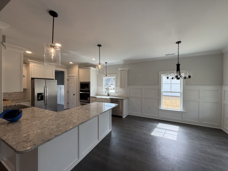 Construction photos of 132 Juju Drive in Clayton NC in the Cedardale Neighborhood built by Neuse River Homes