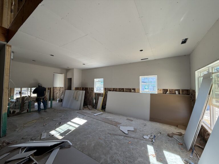 Construction photos of 132 Juju Drive in Cedardale Neighborhood by Neuse River Homes
