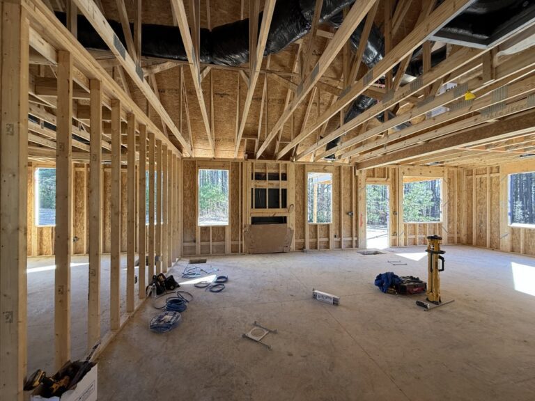 Construction photos of 225 Juju Drive built by Neuse River Homes