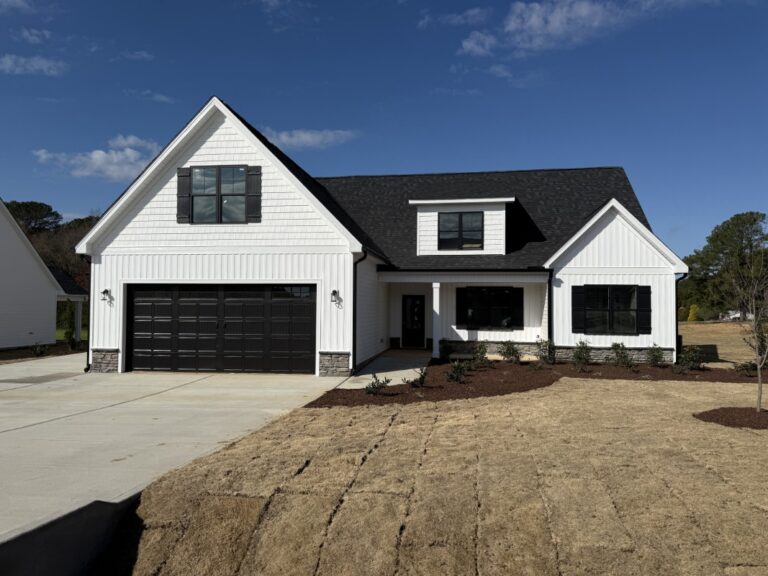 Construction photos of 44 Juju Drive in Clayton NC in the Cedardale neighborhood built by Neuse River Homes
