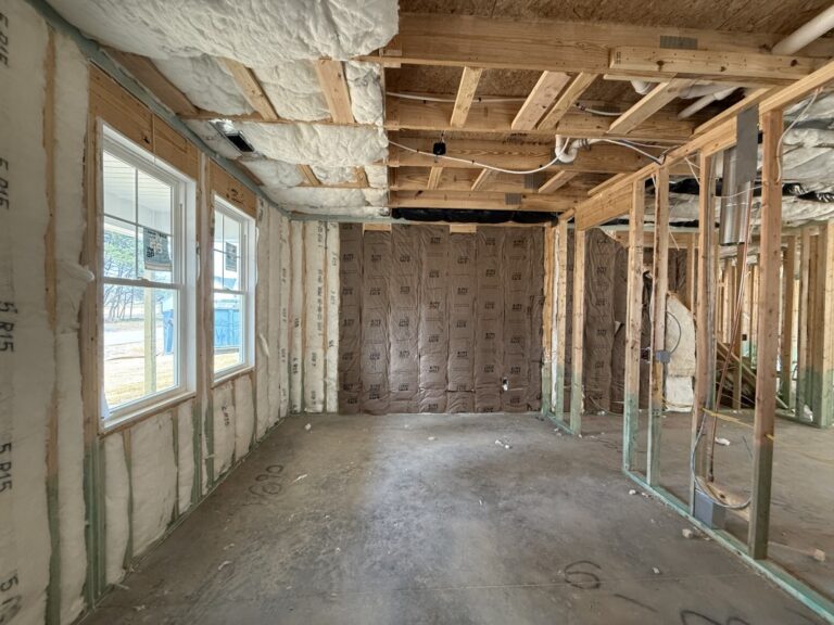 Construction photo of 205 Juju Drive in Clayton, NC in the Cedardale Neighborhood built by Neuse River Homes