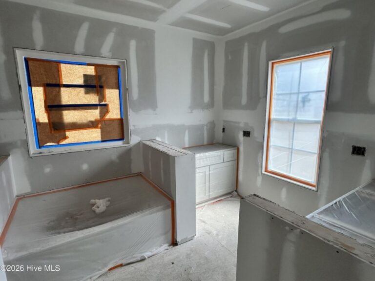 Construction photo of 104 Lucky Lane in Pikeville NC built by Neuse River Homes