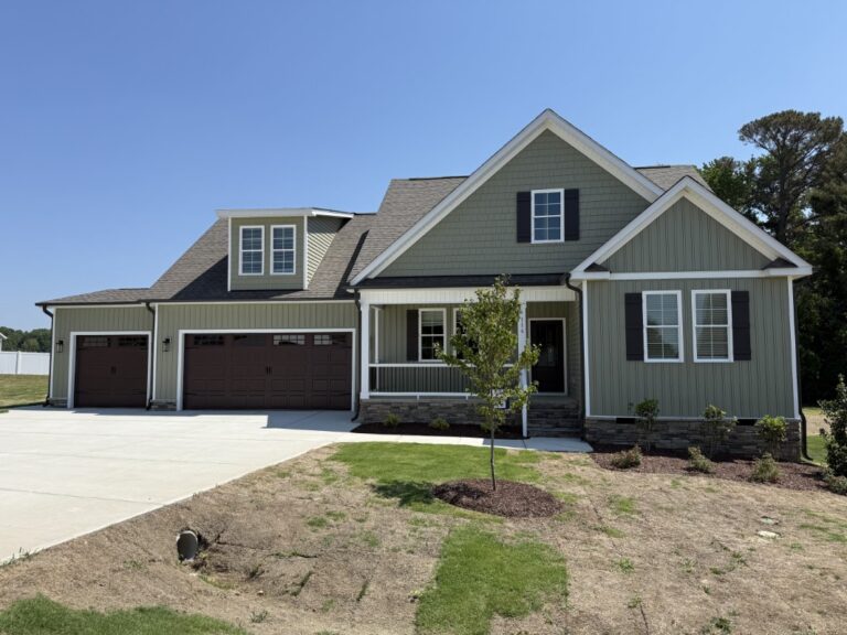 Construction Photos of 116 Howell Farm Drive in Selma NC int the Howell Farm Neighborhood built by Neuse River Homes