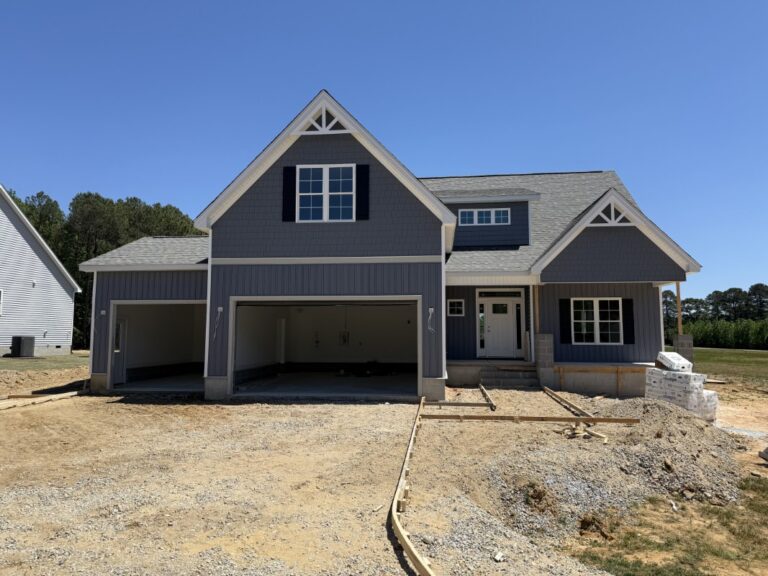 Move in ready photos of 64 Howell Farm Drive in Selma NC in the Howell Farm Neighborhood built by Neuse River Homes