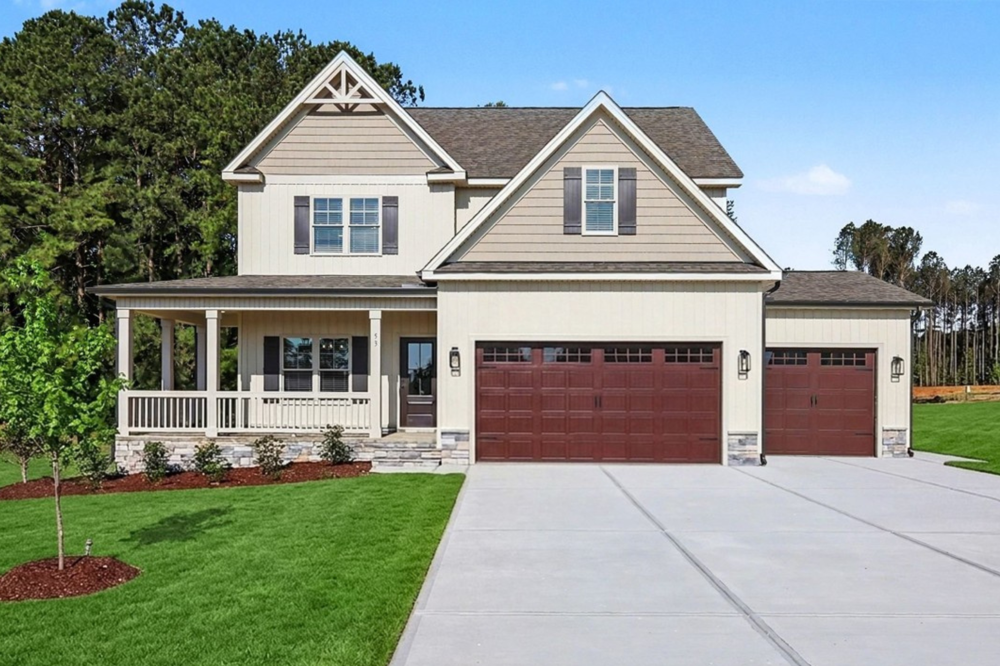 New construction homes in North Carolina by Neuse River Homes