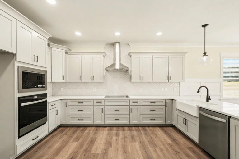 New home features in a Neuse River Homes kitchen